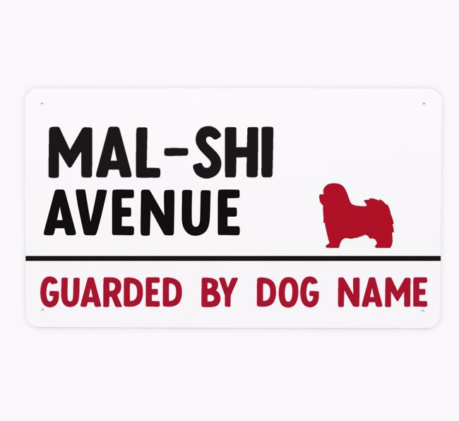{breedFullName} Avenue: Personalised Metal Sign